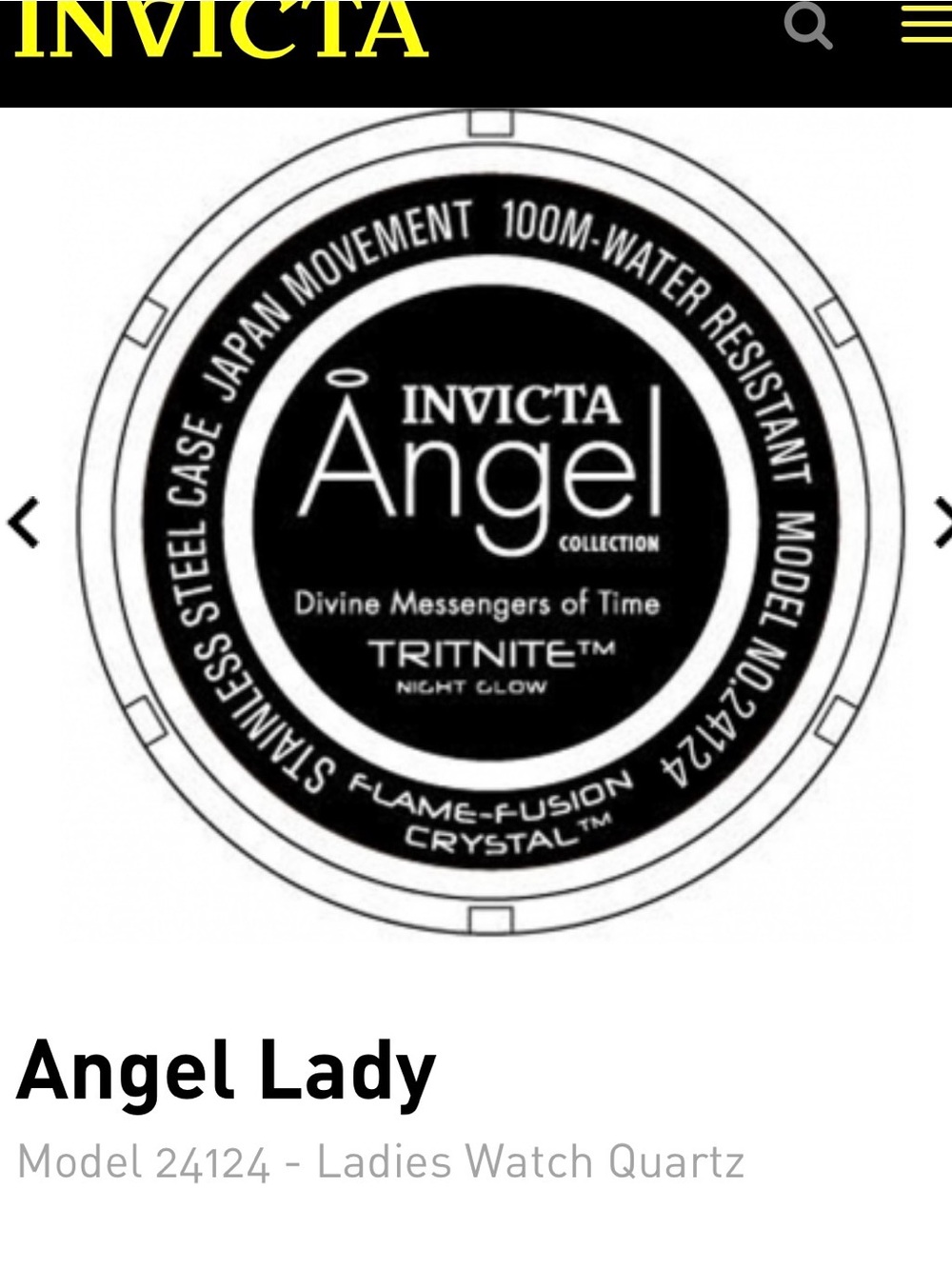 Invicta Angel Watch - Picture 2 of 4